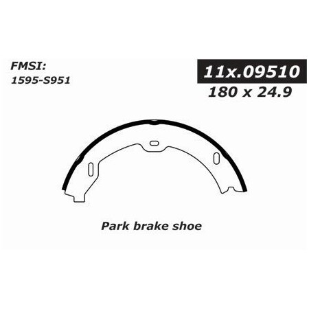 Centric Parts Centric Brake Shoes, 111.09510 111.09510